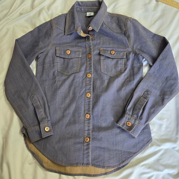 Cabi Workshop Jacket Womens XS Blue Denim Western Cowgirl Button-Up - Picture 5 of 11